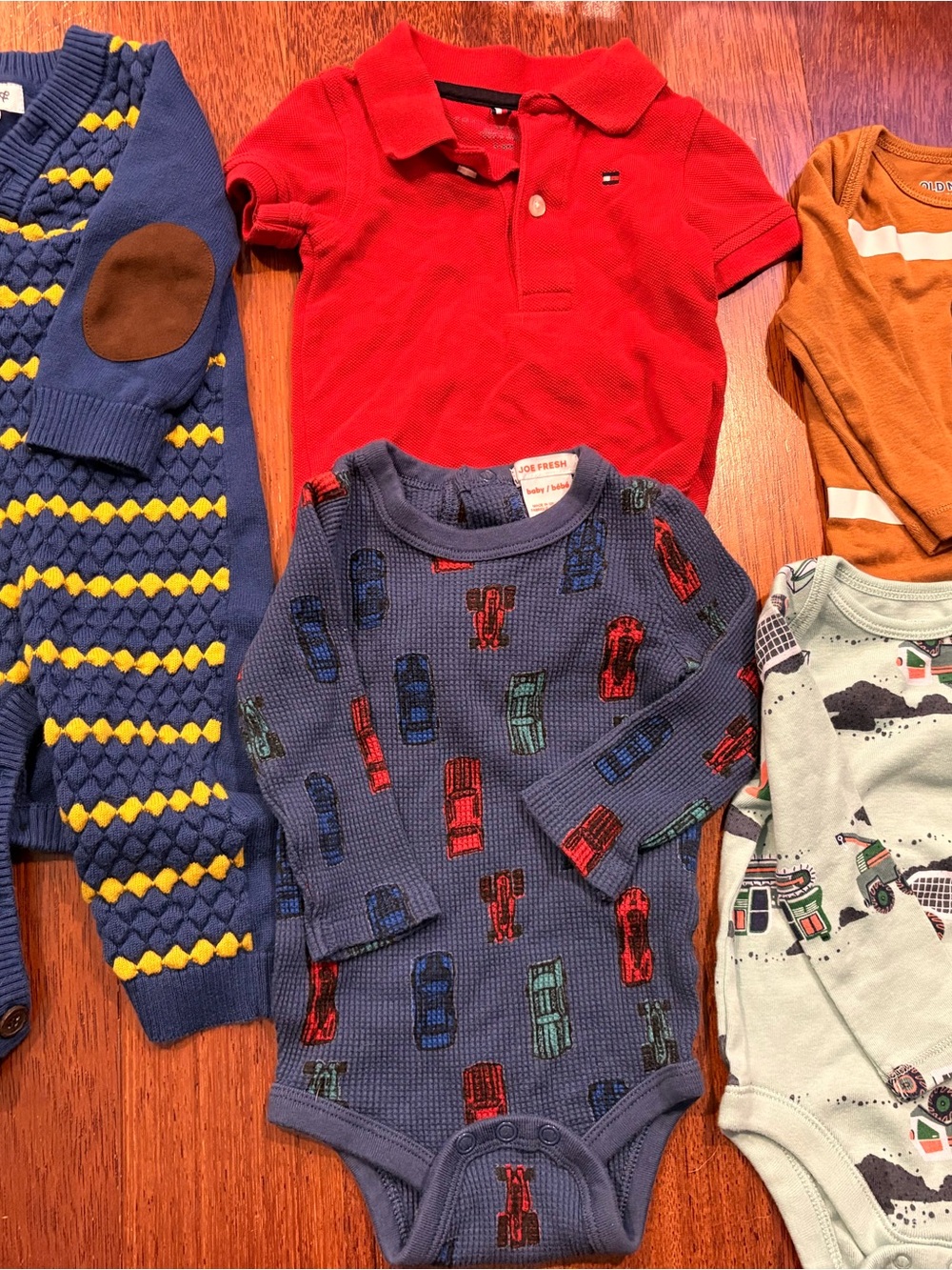 Onesies with different prints